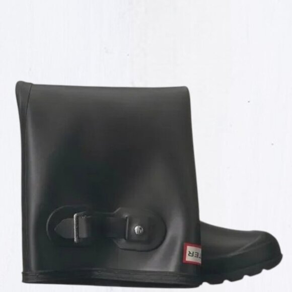 Hunter Black Tall Packable Original Tour Boots Size 7 - Picture 11 of 12